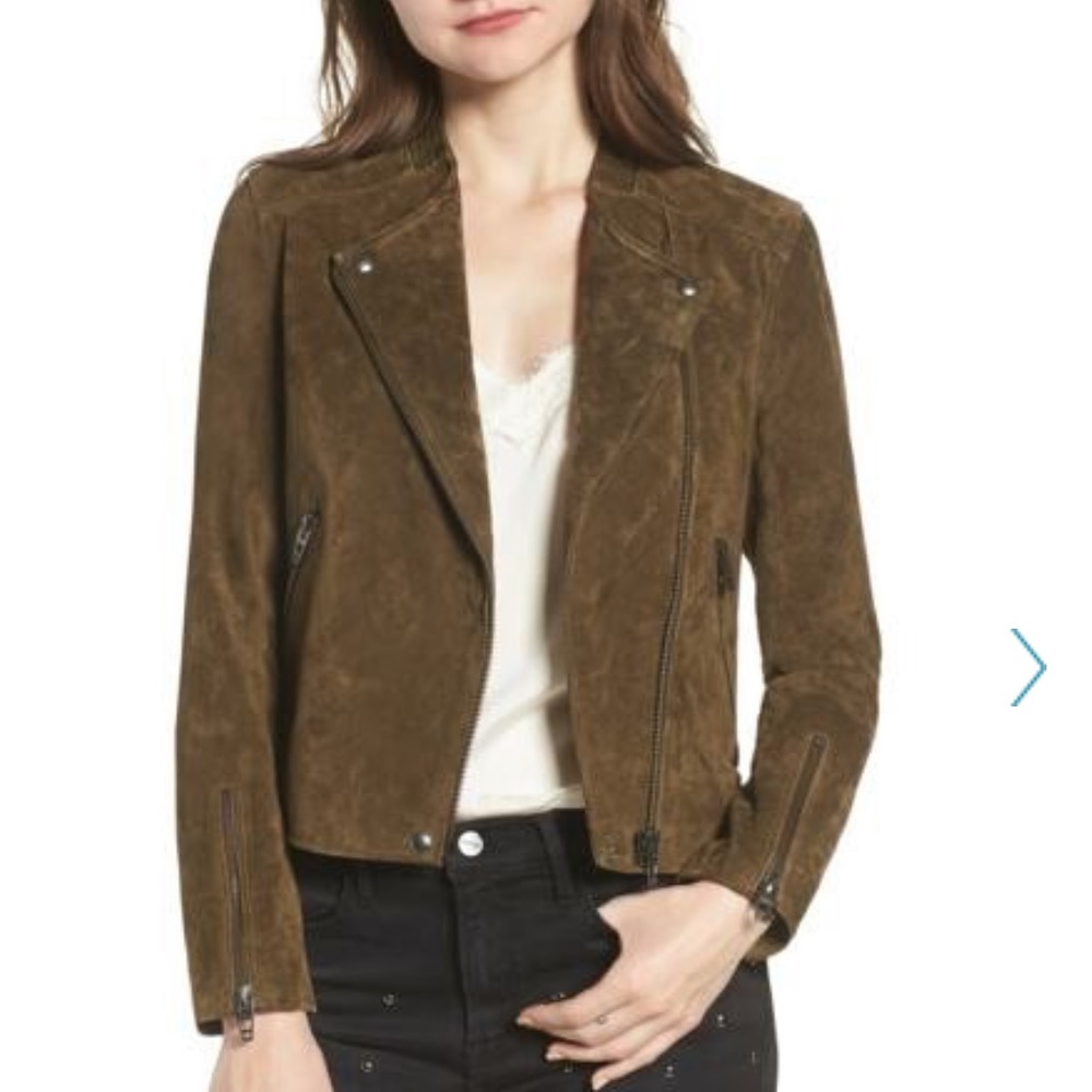 BlankNYC no limit suede moto jacket